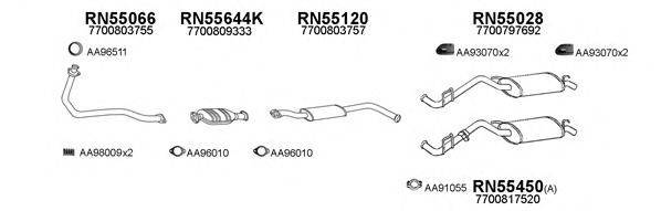 Система выпуска ОГ VENEPORTE 550476