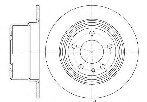 Тормозной диск WOKING D6779.00
