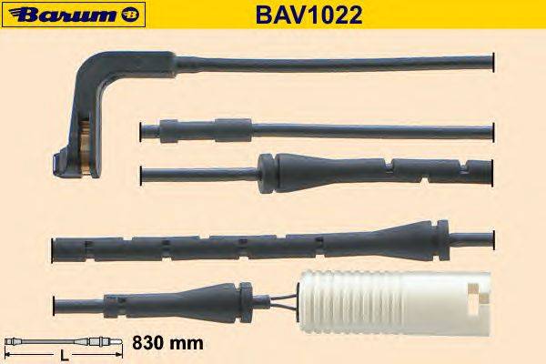 Сигнализатор, износ тормозных колодок BARUM BAV1022