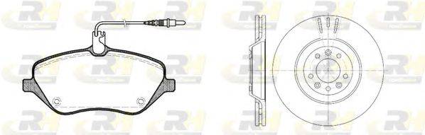 Комплект тормозов, дисковый тормозной механизм PEUGEOT 4246