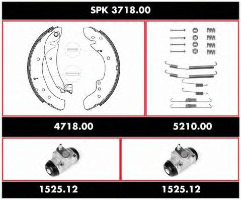 Комплект тормозов, барабанный тормозной механизм REMSA SPK 3718.00