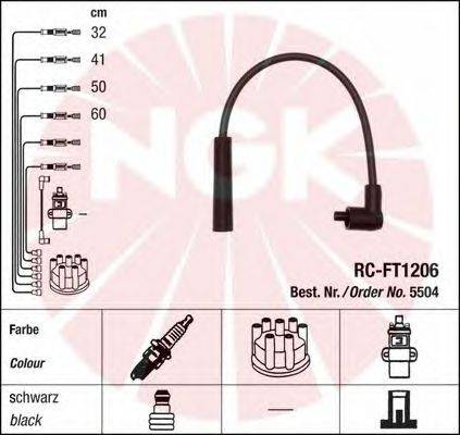 Комплект проводов зажигания NGK 5504