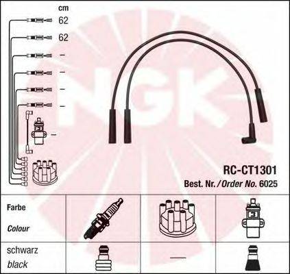 Комплект проводов зажигания NGK 6025