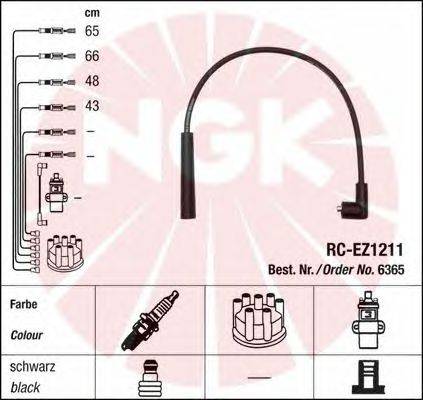 Комплект проводов зажигания NGK 6365