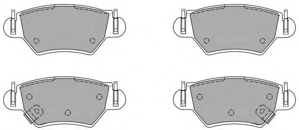 Комплект тормозных колодок, дисковый тормоз FREMAX FBP-1082