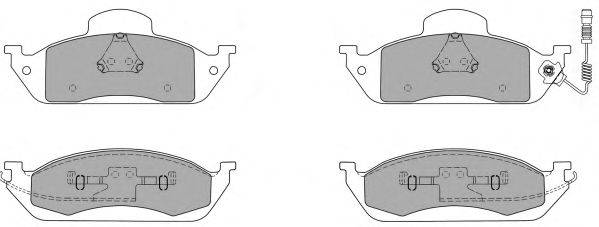 Комплект тормозных колодок, дисковый тормоз FREMAX FBP-1118
