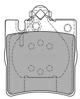 Комплект тормозных колодок, дисковый тормоз FREMAX FBP-1142