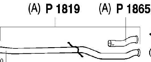 Труба выхлопного газа FENNO 1819