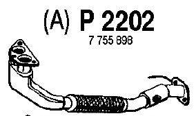 Труба выхлопного газа FENNO P2202