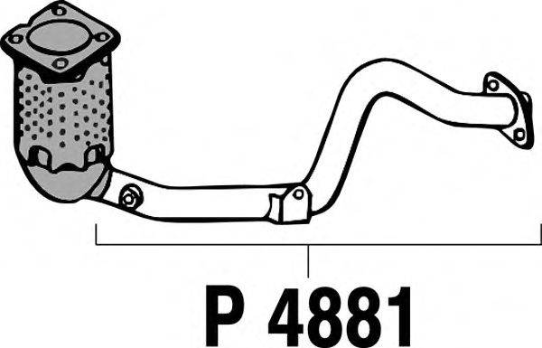 Труба выхлопного газа FENNO 4881