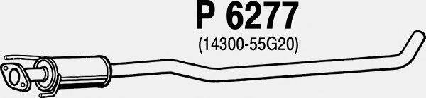 Средний глушитель выхлопных газов FENNO P6277
