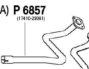 Труба выхлопного газа FENNO P6857