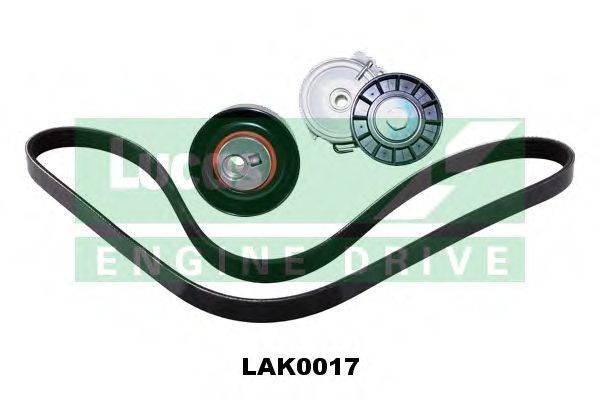 Поликлиновой ременный комплект LUCAS ENGINE DRIVE LAK0017