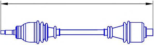 Приводной вал SERCORE 12163