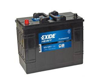 Стартерная аккумуляторная батарея; Стартерная аккумуляторная батарея EXIDE EG1251