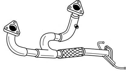 Труба выхлопного газа SIGAM 34114