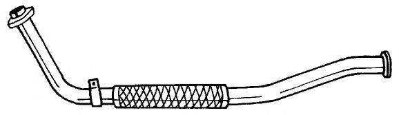 Труба выхлопного газа SIGAM 67107