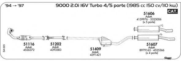 Система выпуска ОГ SIGAM SA023