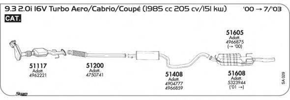 Система выпуска ОГ SIGAM SA029