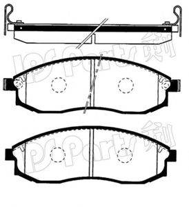 Комплект тормозных колодок, дисковый тормоз IPS Parts IBD-1582