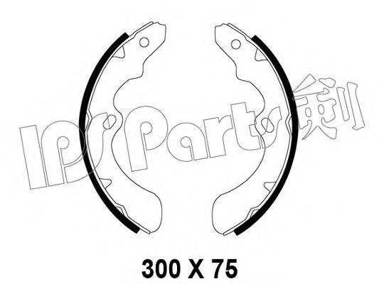 Тормозные колодки IPS Parts IBL-4133