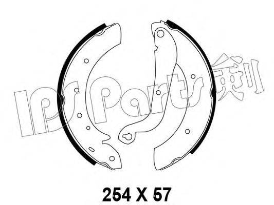 Тормозные колодки IPS Parts IBL-4195