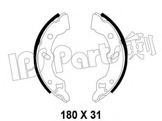 Тормозные колодки IPS Parts IBL4399