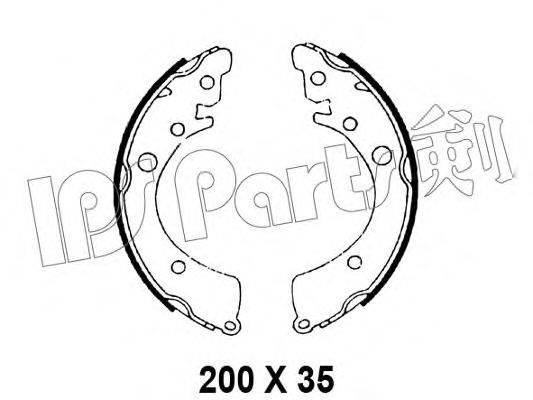 Тормозные колодки IPS Parts IBL-4498