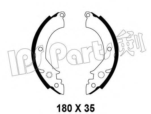 Тормозные колодки IPS Parts IBL-4508