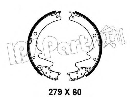 Тормозные колодки IPS Parts IBL-4509