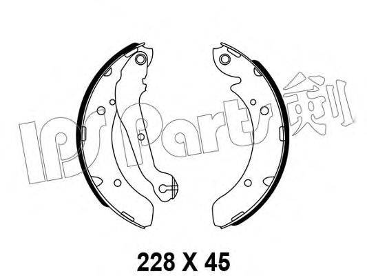 Тормозные колодки IPS Parts IBL-4585