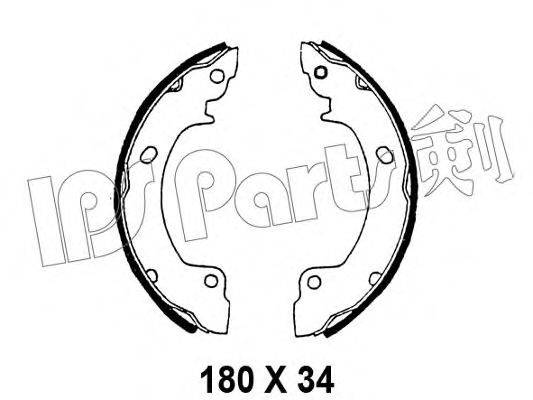 Тормозные колодки IPS Parts IBL-4596