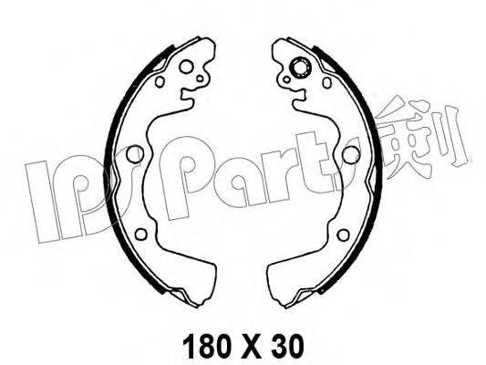 Тормозные колодки IPS Parts IBL-4799