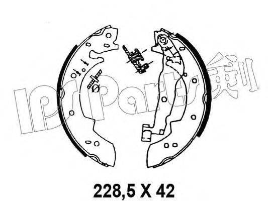 Тормозные колодки IPS Parts IBL-4899