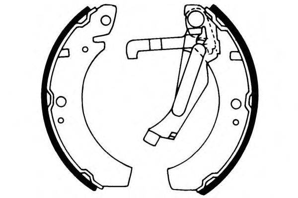 Комплект тормозных колодок SIMER S228