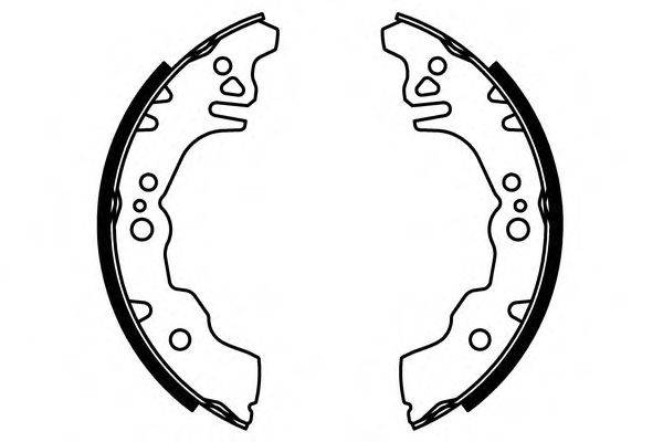 Комплект тормозных колодок SIMER S771