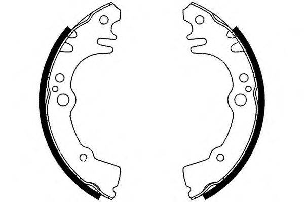 Комплект тормозных колодок SIMER S781