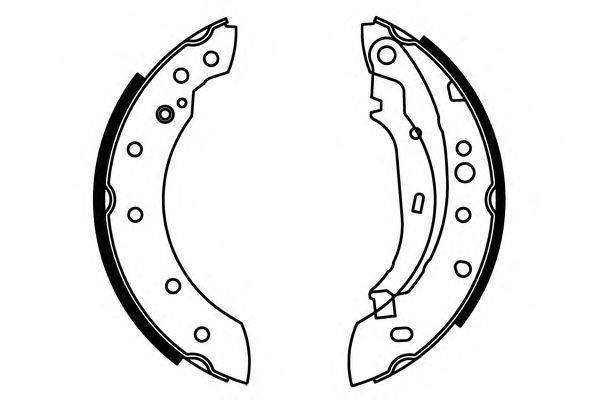 Комплект тормозных колодок SIMER S797