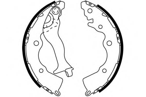 Комплект тормозных колодок SIMER S808