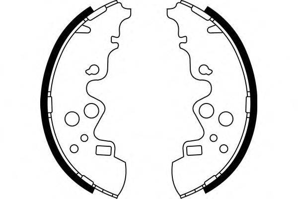 Комплект тормозных колодок JAPANPARTS 334