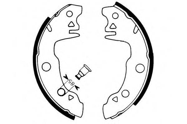 Комплект тормозных колодок SIMER S461
