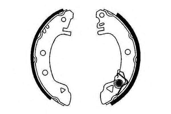 Комплект тормозных колодок SIMER S625