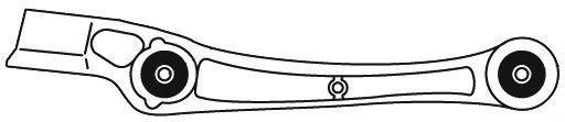 Рычаг независимой подвески колеса, подвеска колеса FRAP 3752
