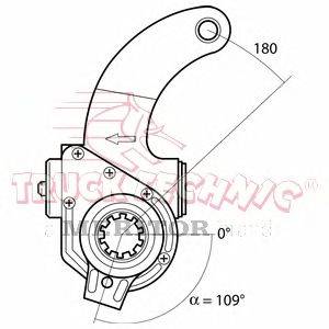 Регулируемый вал, регулятор TRUCKTECHNIC TT70.00.624