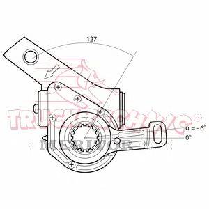 Регулируемый вал, регулятор TRUCKTECHNIC TT70.02.180