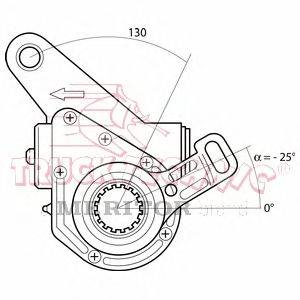 Регулируемый вал, регулятор TRUCKTECHNIC TT70.02.213