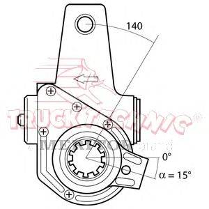 Регулируемый вал, регулятор TRUCKTECHNIC TT70.02.367