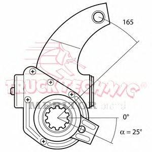 Регулируемый вал, регулятор TRUCKTECHNIC TT70.02.441