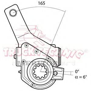 Регулируемый вал, регулятор TRUCKTECHNIC TT70.02.785