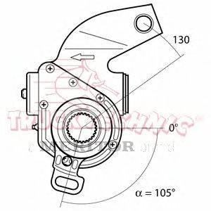 Регулируемый вал, регулятор TRUCKTECHNIC TT70.02.810